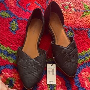 Maurices Black Textured Flats